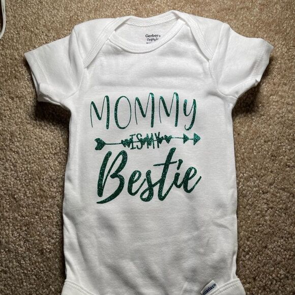 Handcrafted Funny Saying Infant Onesie for 3-6 months, funny baby onesie, custom - Picture 2 of 5